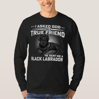 Black Labrador Retriever Hundägare I bad om ett T Shirt