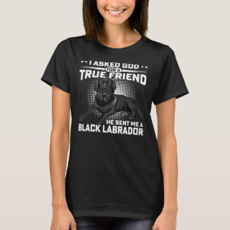 Black Labrador Retriever Hundägare I bad om ett T Shirt