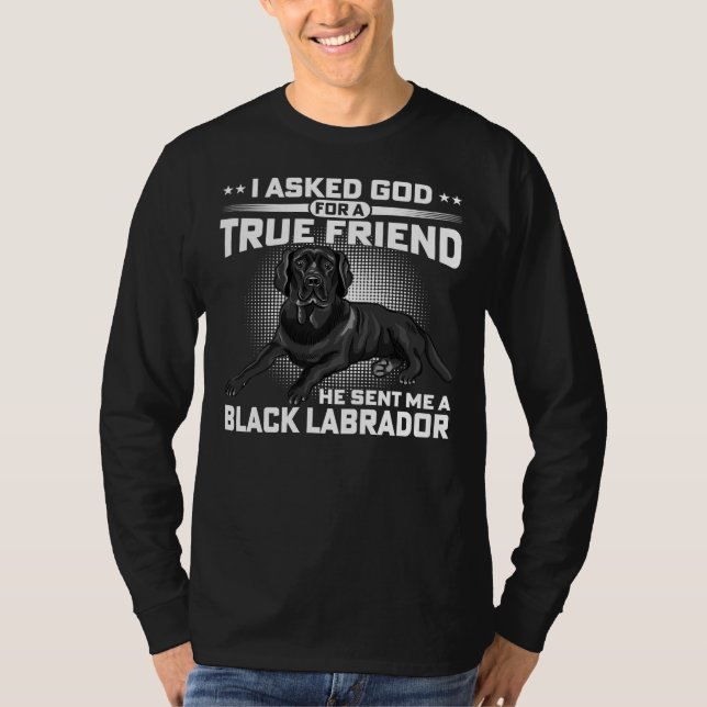 Black Labrador Retriever Hundägare I bad om ett T T Shirt (Framsida)