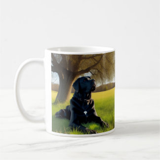 Black Labrador Retriever Kaffemugg