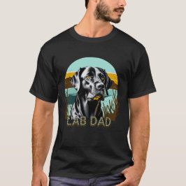 Black Labrador Retriever | Lab Pappa T Shirt