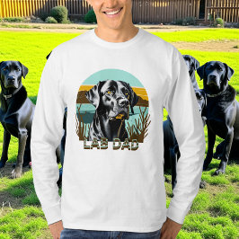 Black Labrador Retriever | Lab Pappa T Shirt