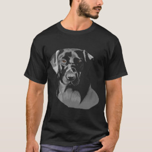 Black Labrador Retriever Porträtt T Shirt