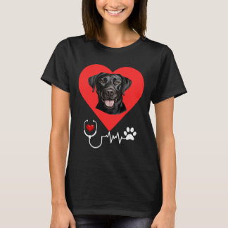 Black Labrador Retriever så mycket Kärlek till Ge T Shirt