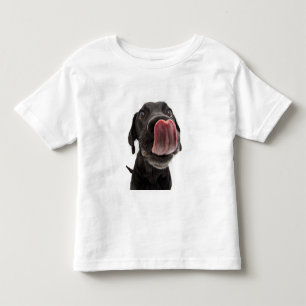 Black Labrador Slickar sin näsa T Shirt