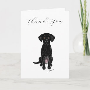 Black Labrador - tackkort