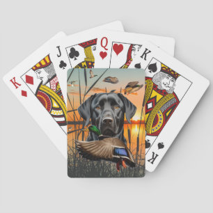 Black Labrador-uppspelningskort, Labrador Retrieve Casinokort