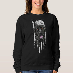 Black Labrador USA flagga Lab Owner Bird Anka Hunt T Shirt