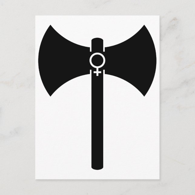 Black Labrys Vykort (Framsida)