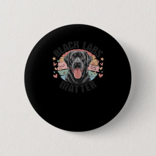 Black Labs Funny Labrador Graphic Tee Sticker Knapp