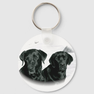 Black Labs Nyckelring