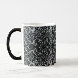 Black Lacwork Artistry Morphing Mugg