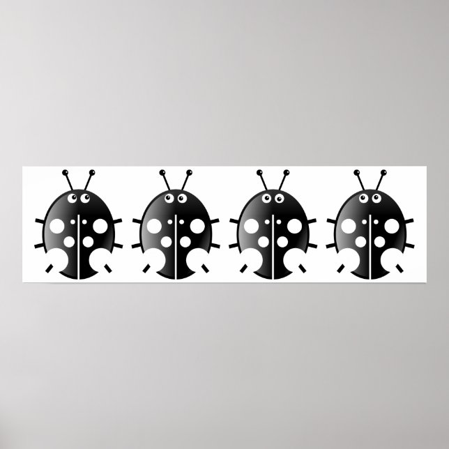 Black Ladybugs Poster (Framsidan)