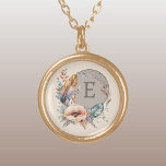 Bläck lägga till inledande blommigt guldpläterat halsband<br><div class="desc">Ta hand om dig med det här charmerande Zazzle-halsbandet, med en delikat blommigt. Anpassa den med din bruna inledning för att göra den unik för dig! Perfekt för alla tillfälle, det här halsbandet tillför en aning elegans och ett klick färg till ditt kläder. Det är ett vackert sätt att fira...</div>
