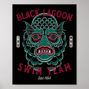 Black Lagoon Simma Team - Vintage Traditional Tatt Poster
