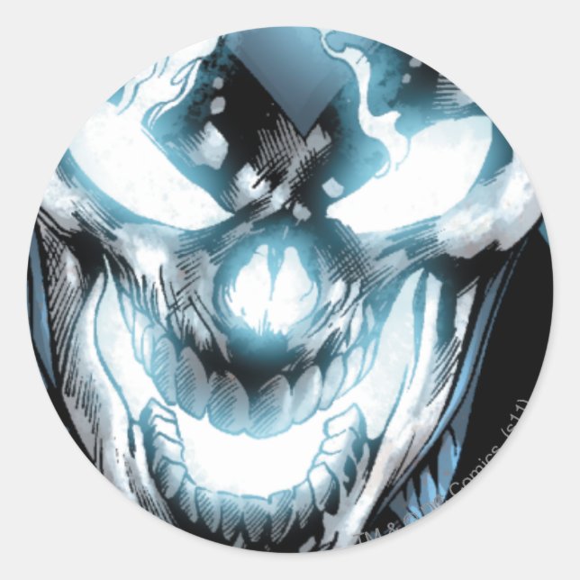 Black Lantern - Färg Runt Klistermärke (Framsida)