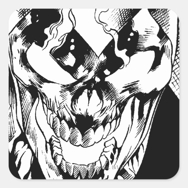 Black Lantern Fyrkantigt Klistermärke (Framsida)