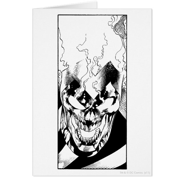 Black Lantern Hälsningskort (Framsidan)