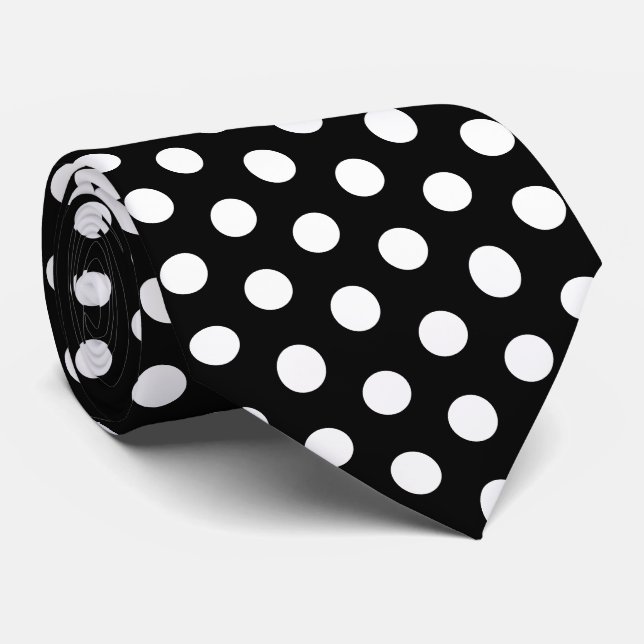 Black Large Polka Dot Slips (Rullad)