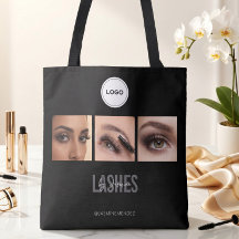 Black Lashes Studio Foto Collage Elegant Logotyp