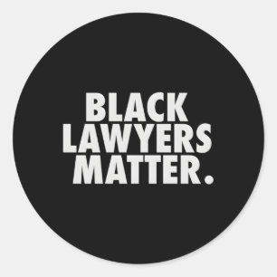 Black Lawyers Matter for Attorney Runt Klistermärke