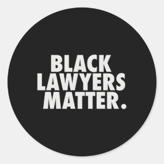 Black Lawyers Matter for Attorney Runt Klistermärke
