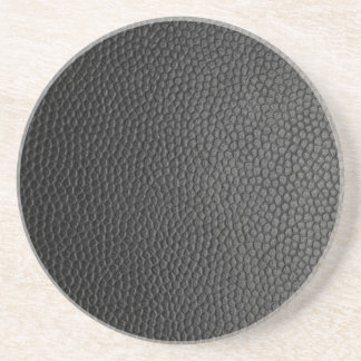 Black Leather Struktur Underlägg