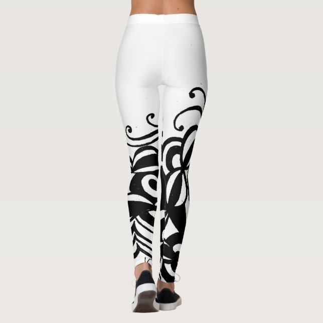 Bläck Leggings (Baksida)