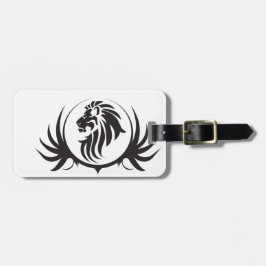 Black Lejon Head Bagagebricka