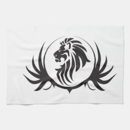 Black Lejon Head Kökshandduk
