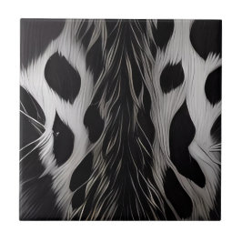 Black Leopard Ceramic Tile Sets Kakelplatta