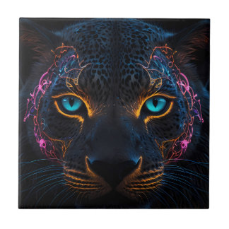 Black Leopard Ceramic Tile Sets Kakelplatta