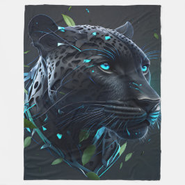 "Black Leopard" Fleecefilt