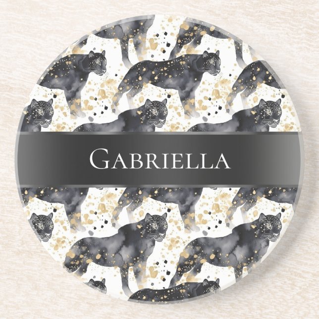 Black Leopards Underlägg (Framsidan)