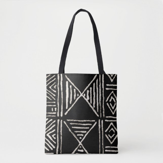 Black Lera Trasa Tote Bag Tygkasse (Framsida)