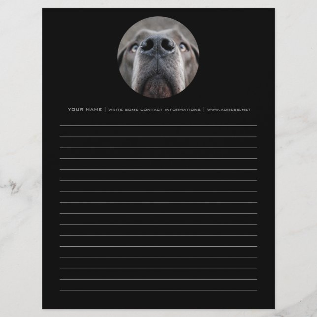 Black Letterhead (Framsida)