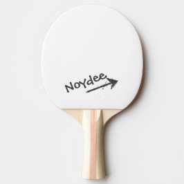 Black Lettering and Arrow on your Pingisracket