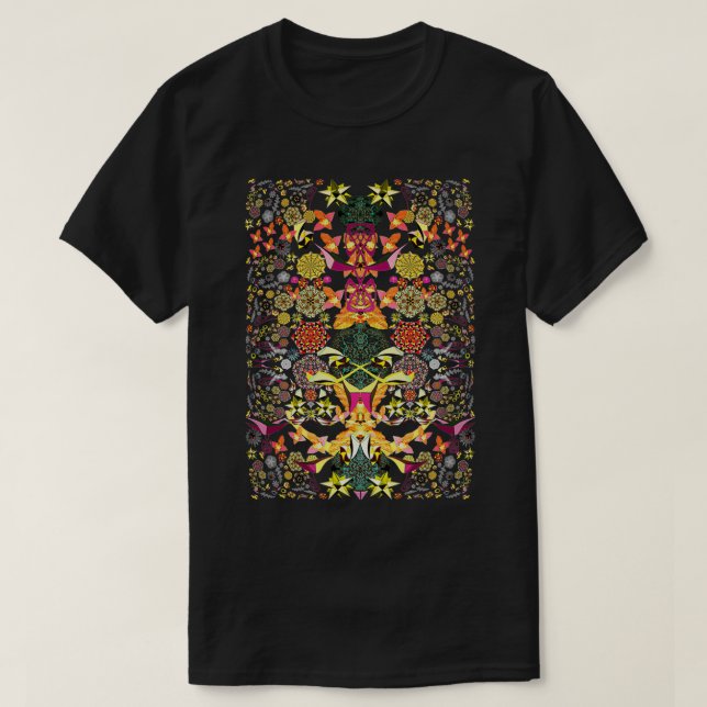 BLACK LIGHT JUNGLE OF JOY T SHIRT (Design framsida)