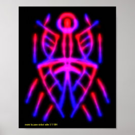 Black Light Poster av James Michael Miller