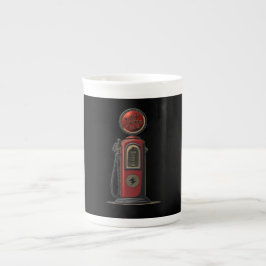 Black Lightning Oil Company Retro Gas Pump Benporslin Mugg