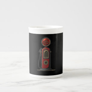 Black Lightning Oil Company Retro Gas Pump Benporslin Mugg