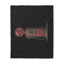 Black Lightning Oil Company Retro Gas Pump