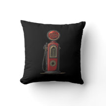 Black Lightning Oil Company Retro Gas Pump