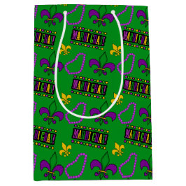 BLACK LILA GRÖNT GULD MARDI GRAS PÄRLOR