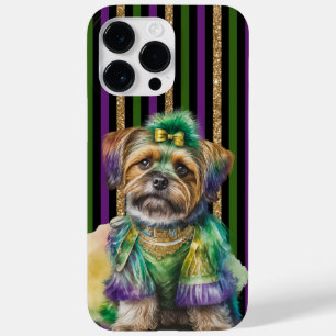 BLACK LILA GRÖNT GULD MARDI GRAS PUPPY HUND