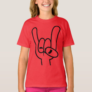 Black Line för tungt Metall Djävulen T Shirt