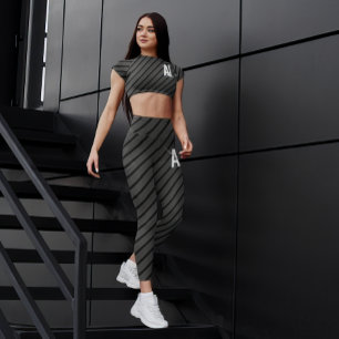 Black linjer, modern design. leggings