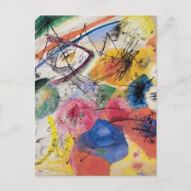 Black Linjer Vykort (Framsida)