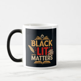 Black Lit Matters | Read, Rise, Resist Magisk Mugg