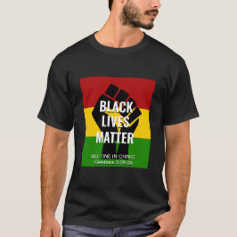 BLACK LIVES ÄRAN I Kristus Galatians T Shirt